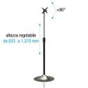 Techly ICA-TR10 signage display mount 68.6 cm (27") Silver