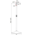 Techly ICA-TR10 signage display mount 68.6 cm (27") Silver