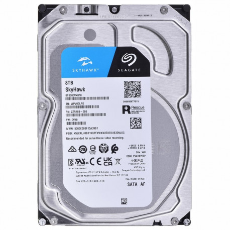 Seagate SkyHawk sisemine kõvaketas 8 TB 256 MB 3.5" Serial ATA III (ST8000VX010)