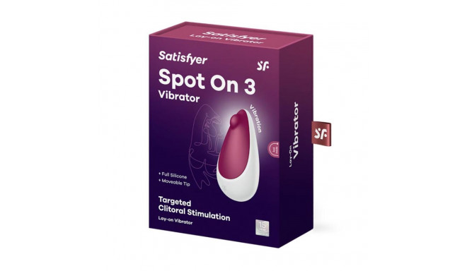 SATISFYER SPOT ON 3 VIBRADOR ROJO 1UN