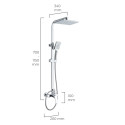 Shower Column EDM Altea Stainless steel Chromed