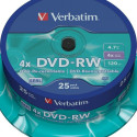 DVD-RW Verbatim    25 gb. Daudzkrāsains 4,7 GB 4x