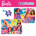 4 Pusle Komplekt Barbie MaxiFloor 192 Tükid, osad 35 x 1,5 x 25 cm