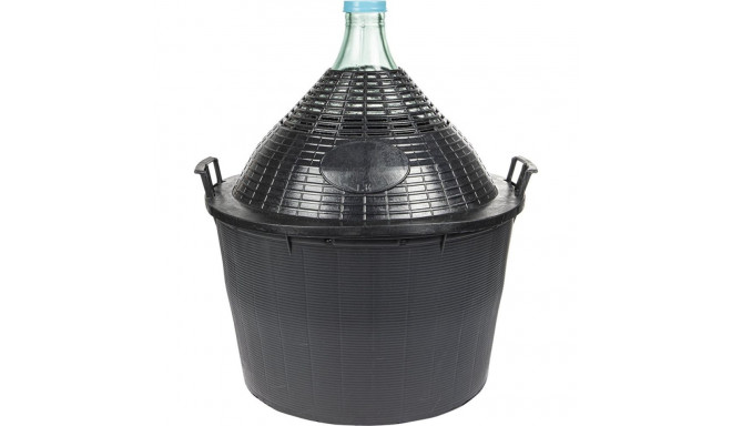 DEMIJOHN FOR WINE IN PLASTIC BASKET 34 L