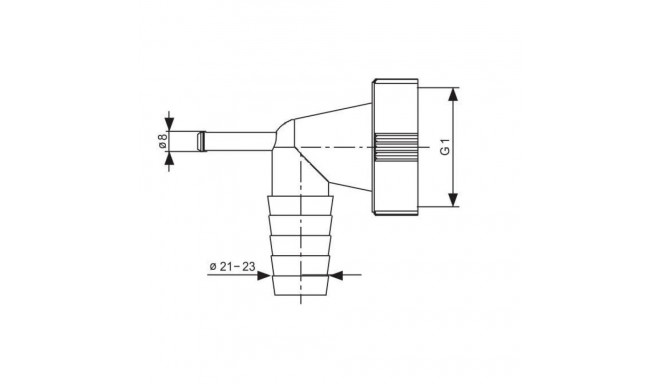 SYPHON FOR WASH MACH AND DRYER 2505