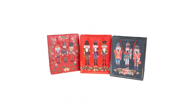 Giftbag NUTCRACKER M, 26x32x10cm, mix