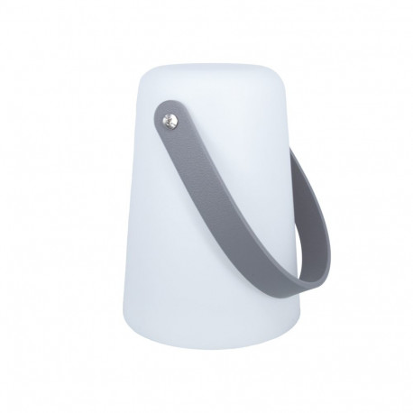 LED-latern WINGS DORIS D10,5xH14cm valge, taimer 6h