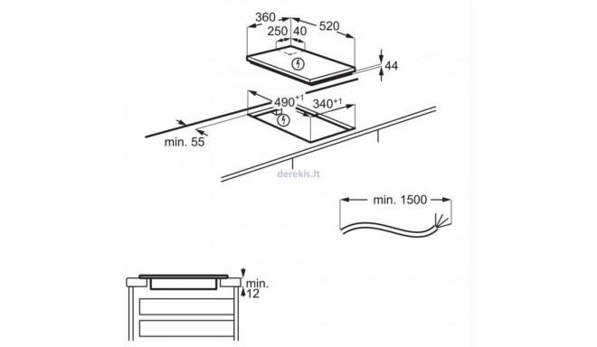 Induktsioonpliidiplaat AEG IKE42640KB