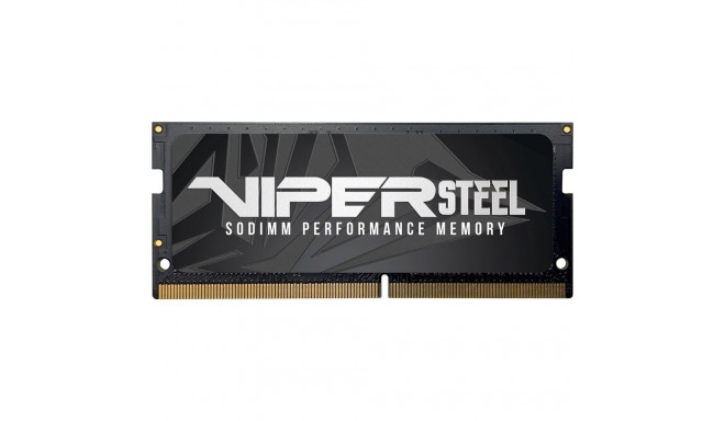 Patriot Viper Steel Laptop Memory, SODIMM, DDR4, 16GB, 3200MHz, CL18 (PVS416G320C8S)