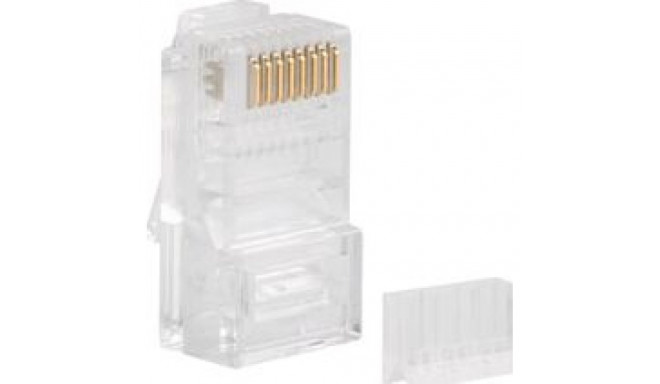 Lanberg Lanberg network plug RJ45 (8P8C) CAT.6 UTP (100 PCS) FOR STRANDED AND WIRED