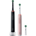 Oral-B Pro 3 hambahari 3900 Duo Kingitus Komplekt 2 tk. Roosa/Must