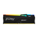 Kingston Fury Beast RGB memory, DDR5, 16 GB, 5600MHz, CL40 (KF556C40BBAK2-16)