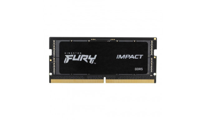 Kingston Fury Impact sülearvuti mälu, SODIMM, DDR5, 32 GB, 4800 MHz, CL38 (KF548S38IBK2-32)