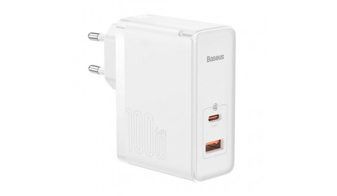 Baseus GaN5 Pro Wall charger USB-C / USB / 100W / 1m cable