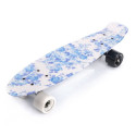 Meteor Flowers White 22608 skateboard (uniw)