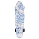 Meteor Flowers White 22608 skateboard (uniw)