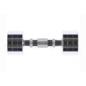 Chrome dumbbells 2x5 kg HMS CHD05