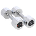 Chrome dumbbells 2x5 kg HMS CHD05