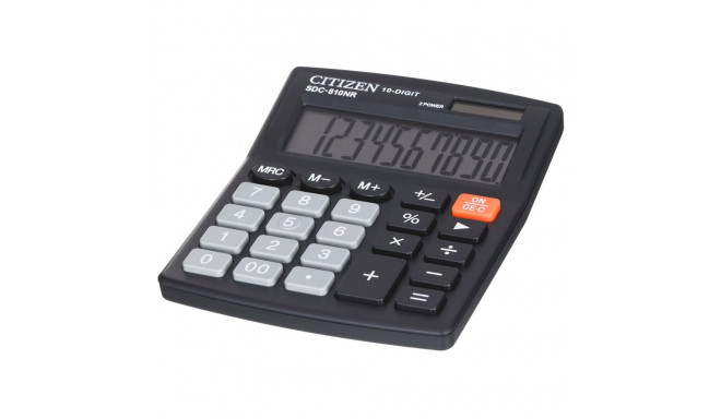 CITIZEN CALCULATOR OFFICE SDC-810NR, 10-DIGIT, 127X105MM, BLACK