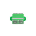 FIBER OPTIC ADAPTER SM SC/APC DUPLEX TRANSPARENT LANBERG