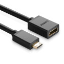 Ugreen adapter cable HDMI (female) - mini HDMI (male) 4K 60 Hz Ethernet HEC ARC audio 32 channels 22