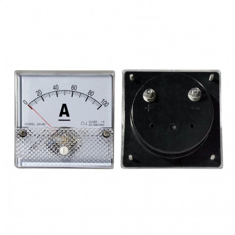51-211# analoog ampermeeter ruudukujuline suur 100a ilma šundita