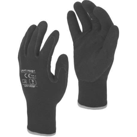 Must soojendatud kindad l251310p, kaart, "10", ce, lahti