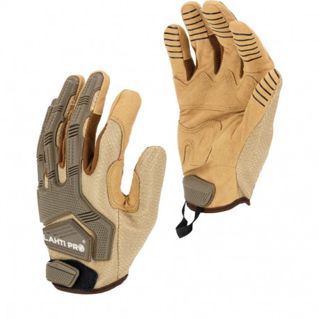 Rękawice warszt. tpr brąz l281511p, karta, "11", ce, lahti