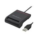 QOLTEC Smart chip ID card scanner USB 2.0 Plug&Play