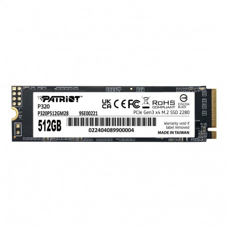 PATRIOT P320 512GB M.2 2280 PCIE SSD