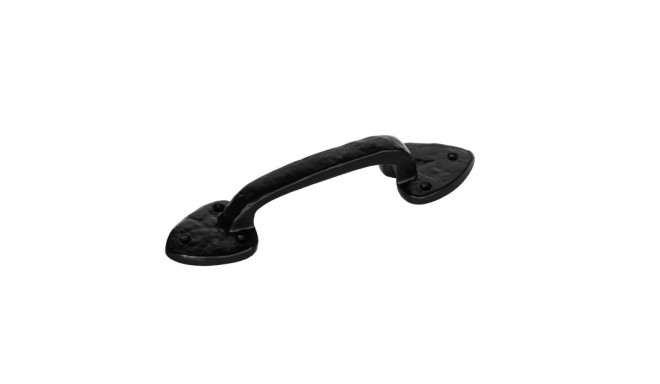 Door handle EDM 85557 Standard Black Steel Iron Ironwork