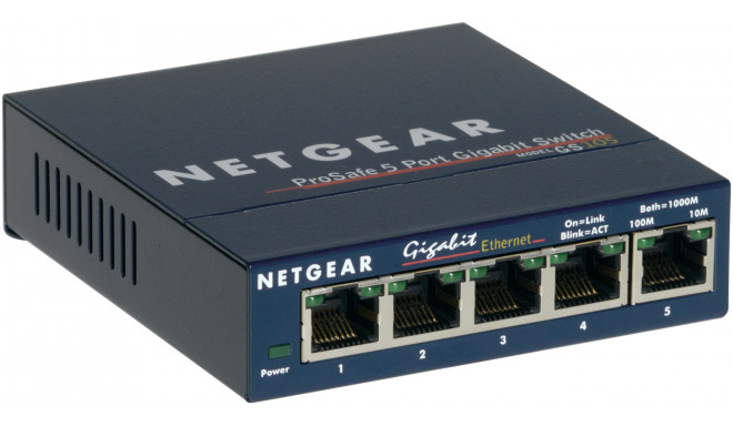 Network Switch - Netgear Gs105 10/100/1000, Blue