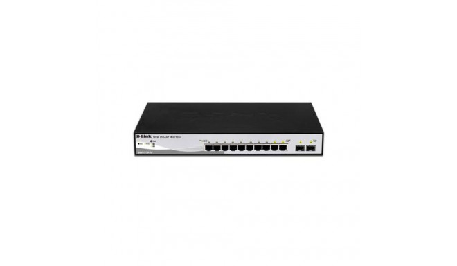 D-Link DGS-1210-10 Managed L2 Gigabit Ethernet (10/100/1000) 1U Black, Grey