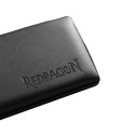 REDRAGON P036 wrist rest Leatherette, Memory foam, Plastic, Rubber, Synthetic Black