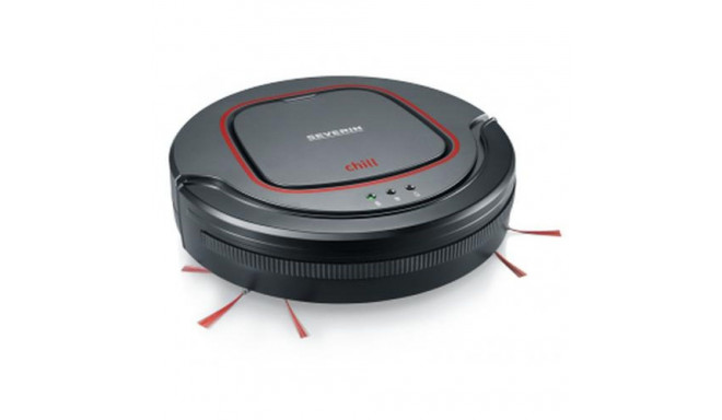 Severin Chill robot vacuum 0.35 L Bagless Black, Grey, Red