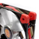 Thermaltake Luna 12 LED Re Computer case Fan 12 cm Black, Red, Transparent