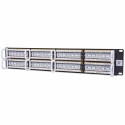 Intellinet Patch Panel, Cat6, UTP, 48-Port, 2U, Black