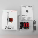 Axagon PCEE-GIX network card Internal Ethernet 1000 Mbit/s