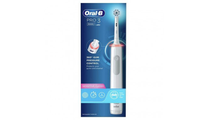 Oral-B Pro Sensitive Clean Pro 3 Adult Rotating-oscillating toothbrush White