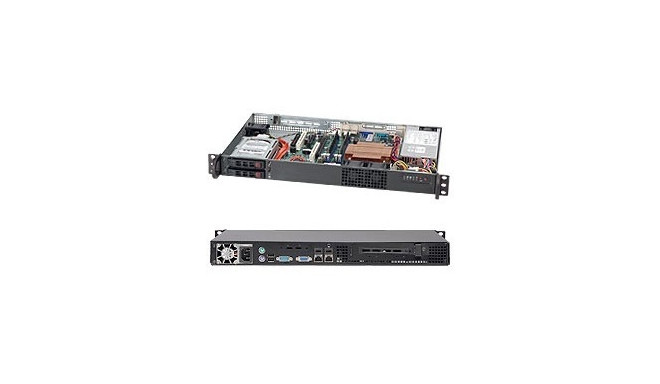 "1HE Supermicro SuperChassis 510T-203B"