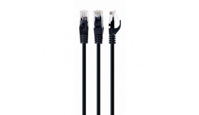 Gembird PATCH CABLE CAT6 UTP 5M/BLACK PP6U-5M/BK