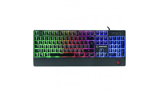 Rampage Winner KB-R34 - Hybrid RGB Backlit Gaming Keyboard