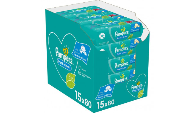Pampers Wet wipes FreshClean 15x80pcs. (1200 pcs.)