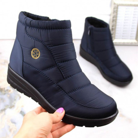 News W EVE437B navy blue wedge snow boots (39)