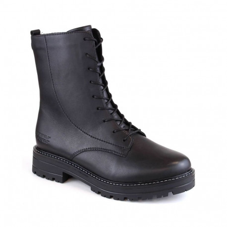 Comfortable leather insulated ankle boots Remonte W RKR622 black (38)
