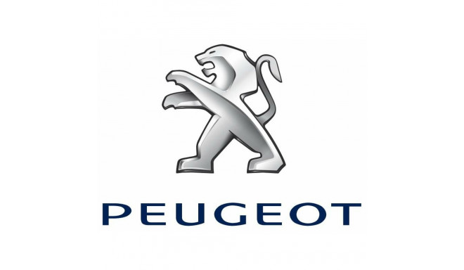 Keyring Peugeot with logo metal.