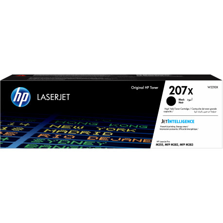 HP 207X must LaserJet toonerikassett