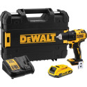 DRILL CORDLESS DCD708D1T-QW 1X2AH 18V