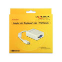 DeLOCK Adapter mini Displayport / VGA FM 0.18 m VGA (D-Sub) White