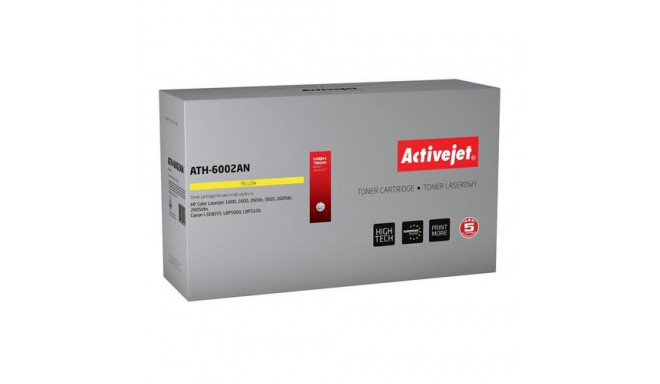 Activejet ATH-6002AN toner (replacement for HP 124A Q6002A, Canon CRG-707Y; Premium; 2000 pages; yel